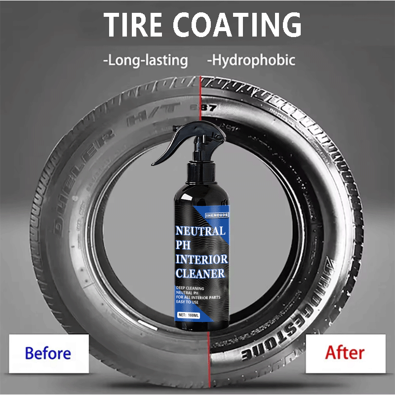 Car Wax Ceramic Coating - 검은색 자동차 타이어 검정색 세라믹 코팅