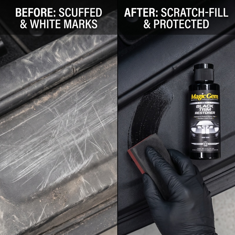 Trim Restorer Plastic - 자동차 고무용 플라스틱 복원제, 오래 지속되는
