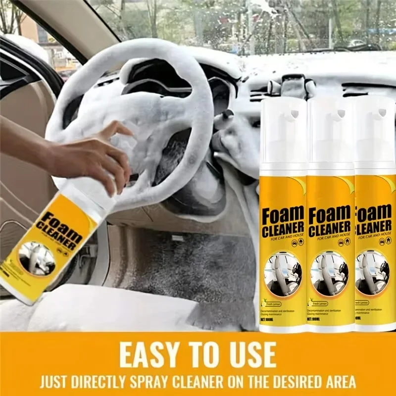 자동차 내부 시트 다기능 폼 클리너 가죽 세척 자동차  - Leather Cleaner Interior 리뷰 및 가격
