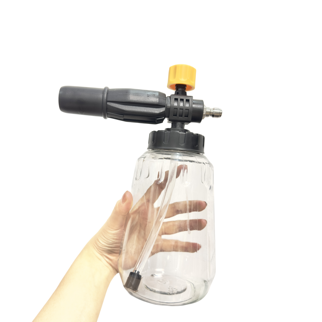 1 PC 검정색과 노란색 두꺼운 핸들 폼 캐논 1000 - Foam Cannon Car Wash 리뷰 및 가격