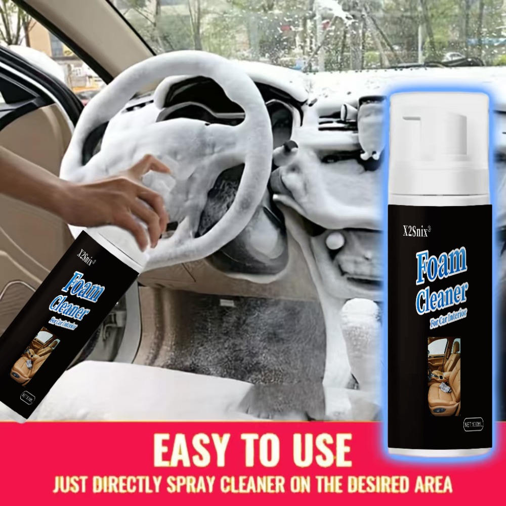 새로운 다기능 폼 클리너 자동차 내부 얼룩 제거 및 청 - Leather Cleaner Interior 리뷰 및 가격