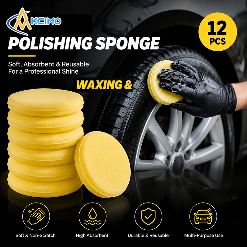 12개 자동차 왁싱 스펀지 라운드 소프트 폼 왁스 어플 - Wax Applicator Pad 리뷰 및 가격