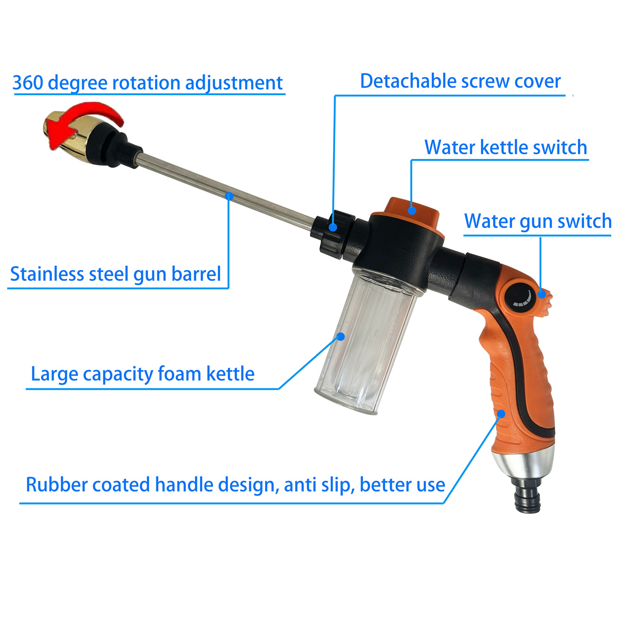 2026 고압 세차용 물총, RV 외부 세척, 폼 주전 - Pressure Washer Foam Gun 리뷰 및 가격