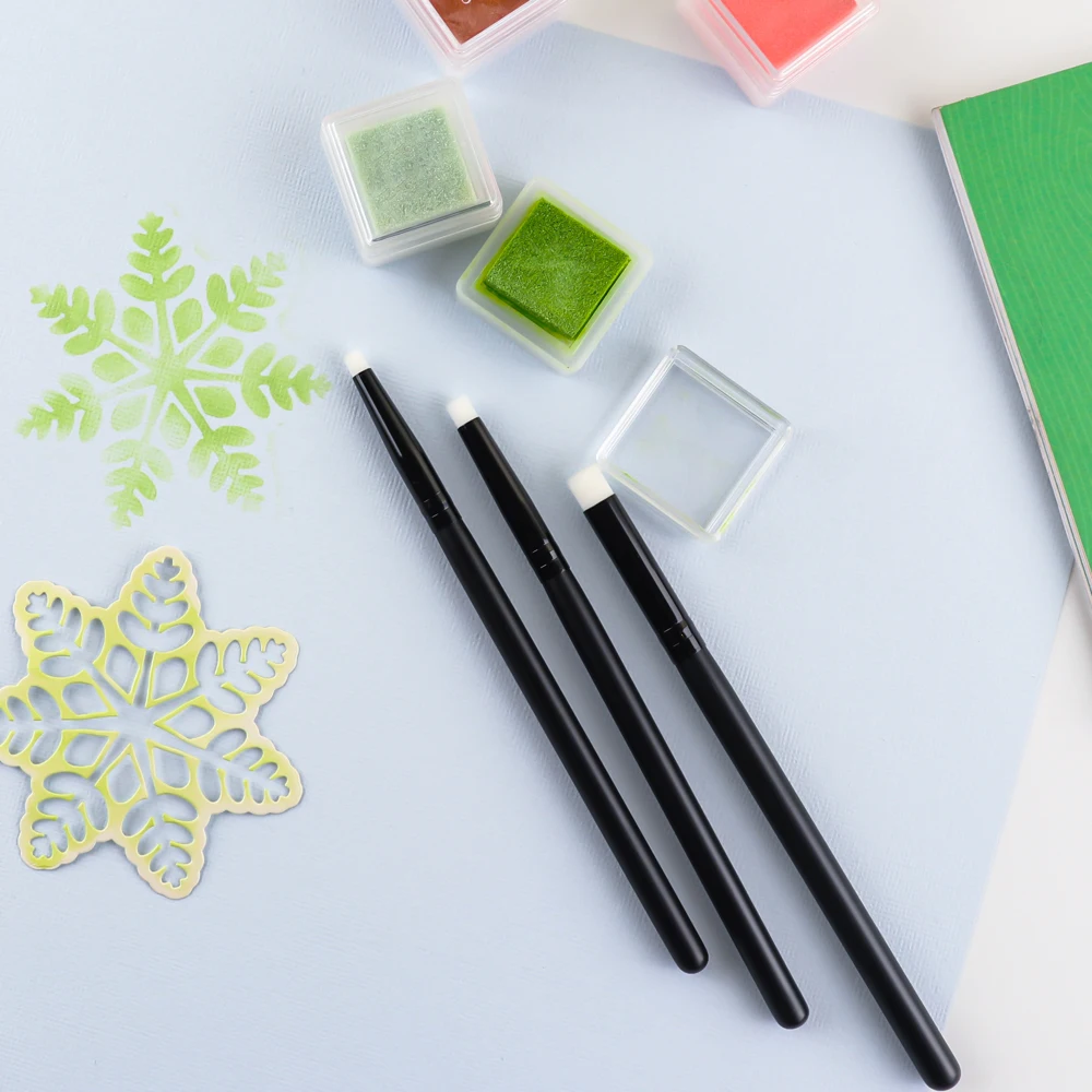 3개/세트 플랫/앵글형 디테일 블렌딩 브러쉬 세트, 미 - Detailing Brush Set 리뷰 및 가격