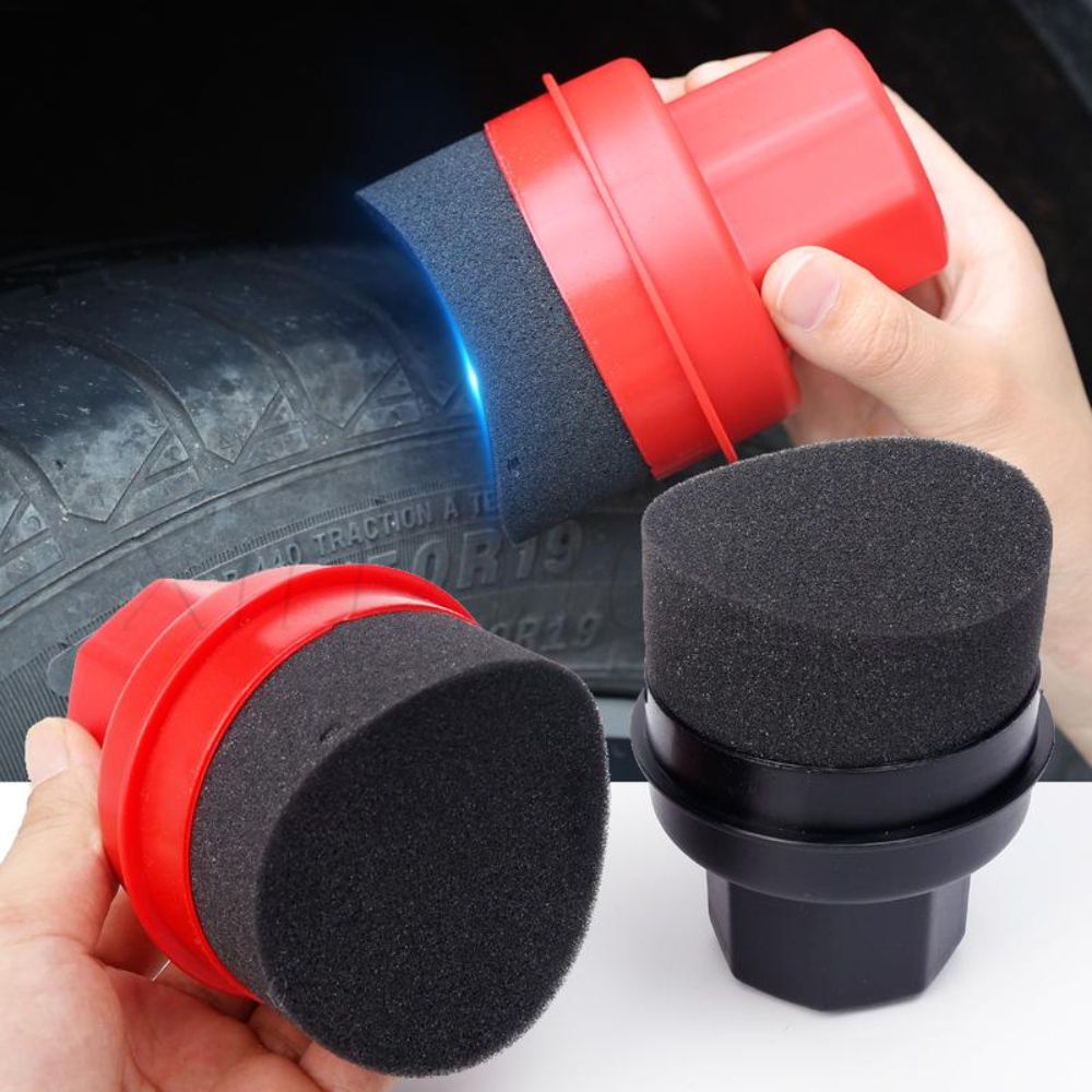 커브형 타이어 광택 스펀지(커버 포함) 재사용 가능 타 - Wax Applicator Pad 리뷰 및 가격