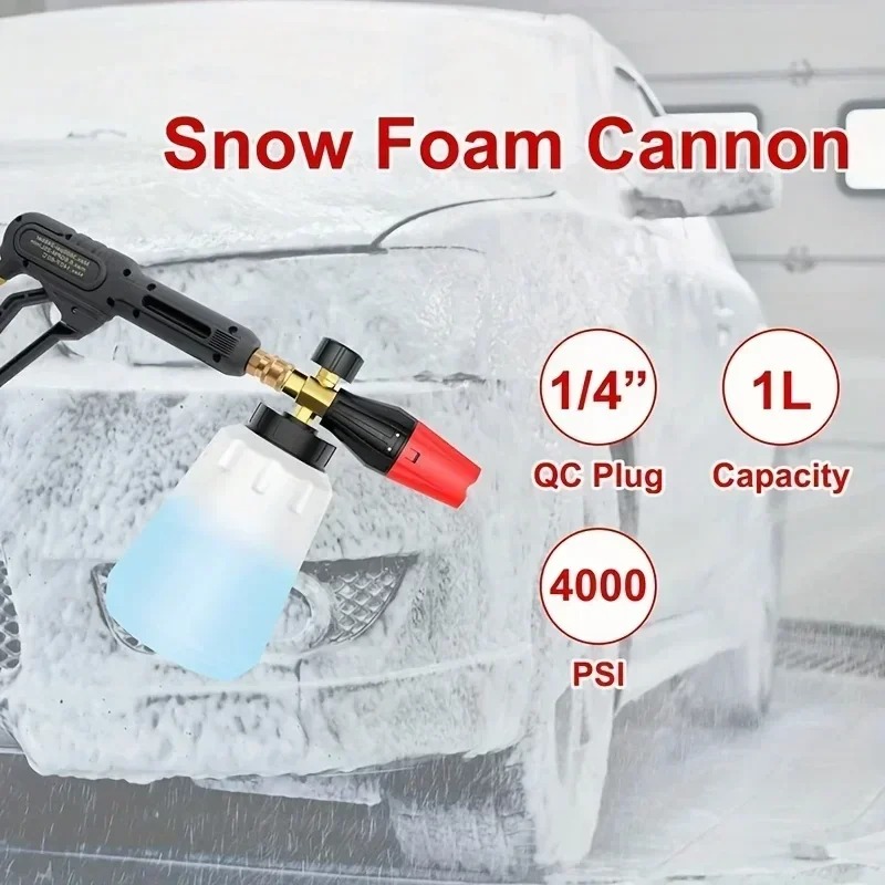 조절 가능한 고압 PA 스노우 폼 캐논, 다목적 세차용 - Pressure Washer Foam Gun 리뷰 및 가격